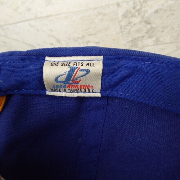 Vintage St. Louis Rams Hat Blue Logo Athletic Strap Back Cap NFL Pro Line - Picture 8 of 8